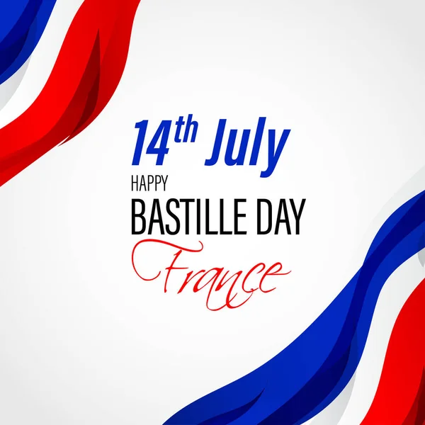 Векторна Ілюстрація France Bastille Day — стоковий вектор