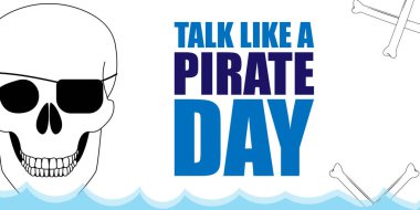 Vector illustration for International Talk Like a Pirate Day