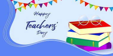 Dünya Öğretmenler Günü için vektör illüstrasyonu