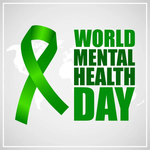 Vector illustration for World Mental Health Day banner