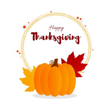 Şükran Günü afişi için vektör illüstrasyonu