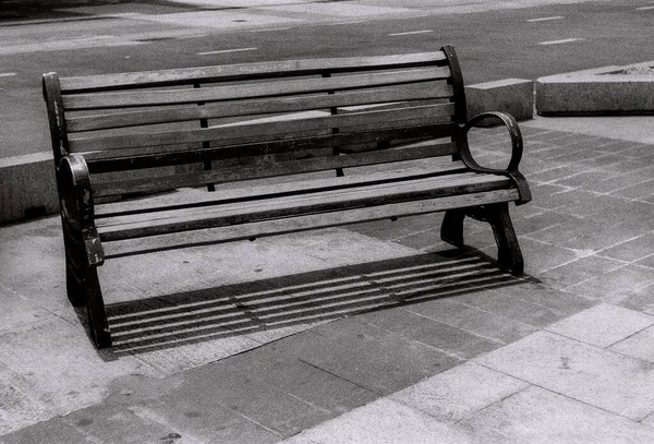 Fotofilm Schwarz Weiß Straßenleben Der Stadt Sai Gon Zeit Mai — Stockfoto