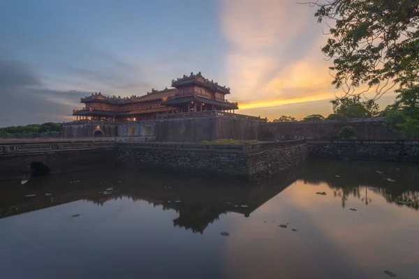 Landscape Photo Ngo Mon Gate Main South Gate Hue Imperial — Stockfoto