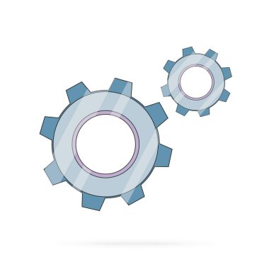 Bilgisayar ve sarı zarf. Yeni mesaj ya da e-posta. Arkaplanda posta simgesi olan bilgisayar izole edildi. Uzun gölgeli düz bir simge. Vektör stok illüstrasyonu