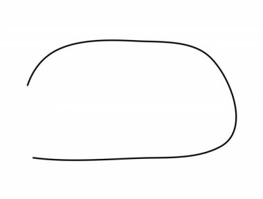 Siyah dikdörtgenin soyutlama beyaz bir kağıt parçası üzerine boyanmış. Animasyon. Beyaz arka plan daki fırça darbelerinin minimalist siyah beyaz animasyonu