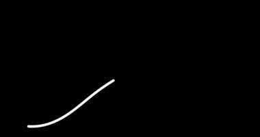 Sürekli bir çizgi çiziyor. Uçan kuş logosu. Siyah-beyaz çiçek çizimi. Logo, kart, afiş, poster, el ilanı kavramı