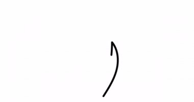 Sürekli bir çizgi çiziyor. Uçan kuş logosu. Siyah-beyaz çiçek çizimi. Logo, kart, afiş, poster, el ilanı kavramı