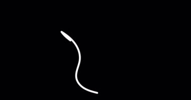 Sürekli bir çizgi çiziyor. Uçan kuş logosu. Siyah-beyaz çiçek çizimi. Logo, kart, afiş, poster, el ilanı kavramı