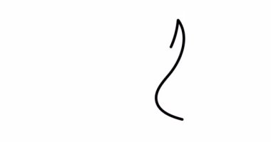 Sürekli bir çizgi çiziyor. Uçan kuş logosu. Siyah-beyaz çiçek çizimi. Logo, kart, afiş, poster, el ilanı kavramı