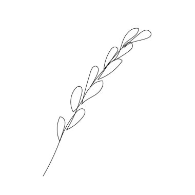 Bir satır özetle, bahar çiçekleri el çizimi.