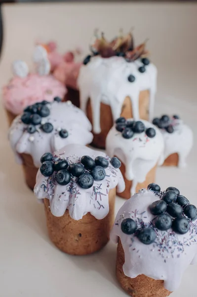 Fête Pâques Sainte Gâteau Pâques Traditionnel Ukrainien — Photo