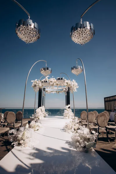 Cerimônia Casamento Incrível Praia — Fotografia de Stock