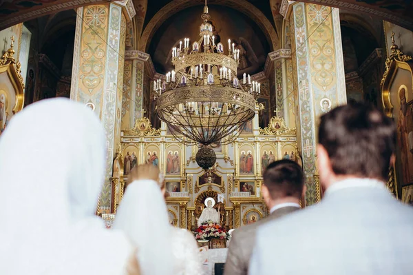 Kościół Ludzie Kościele Ślub — Zdjęcie stockowe
