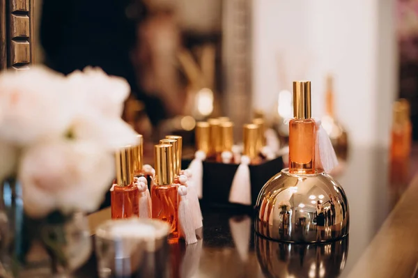 many bottles of women\'s perfume