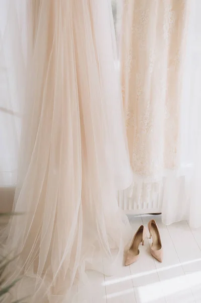 Туфли Невесты Кутюр — стоковое фото