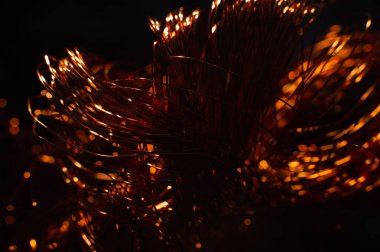 Bokeh ışıkları ile soyut arkaplan