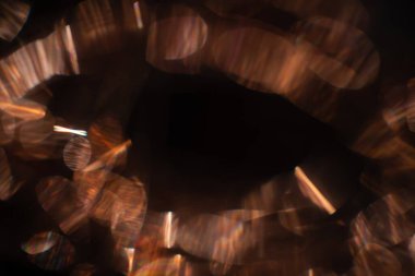 Parlayan neon ışıklarının soyut arkaplanı