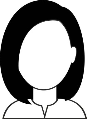 Siyah-beyaz renk paleti giyen iş kadını.