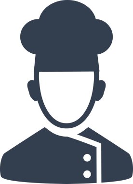 İşgal avatarları siyah-beyaz tarzında. Avatar Aşçı Monokrom Simge Çizgisi Sanat