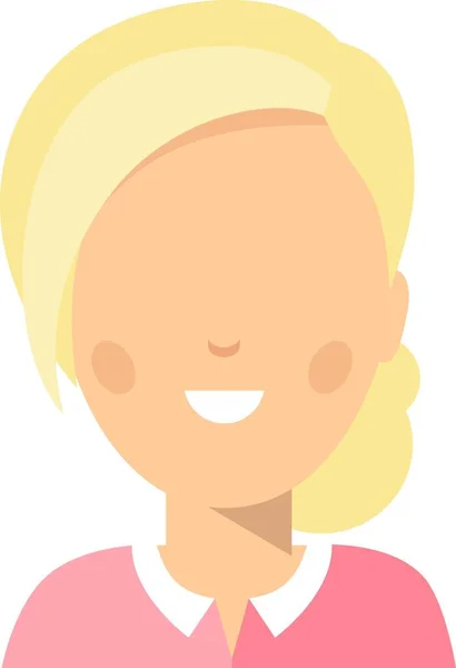 Avatar of business women in colorful flat style. — Stockvektor