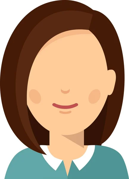 Avatar of business women in colorful flat style. — Stockvektor