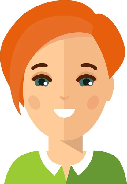 Avatar of business women in colorful flat style. —  Vetores de Stock