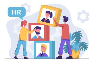 İnsan kaynakları müdürü. Takım çalışması. İnsan kaynakları bölümü. HR süreci.