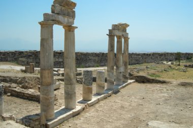 Türkiye'de pamukkale sütun