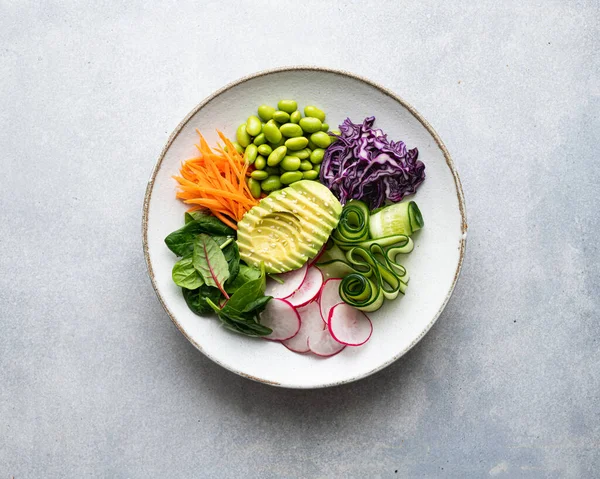 Vegan Buddha bowl with Vegetable Royalty Free Stock Images