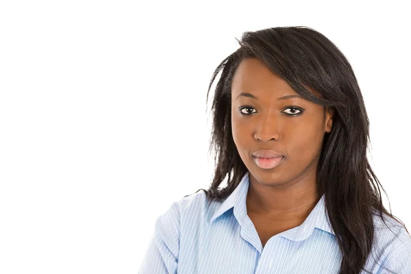 Headshot de uma mulher estudante feliz — Fotografia de Stock