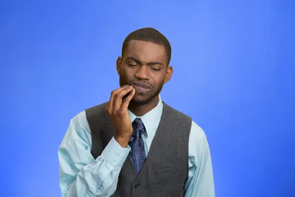 Man with tooth ache, pain — Stock Photo, Image