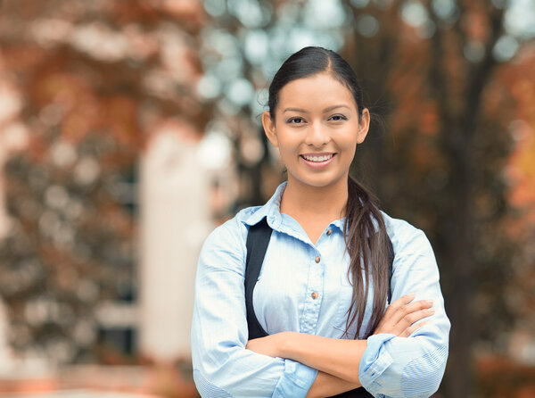 Confident young business woman