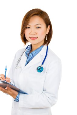 Mutlu kadın doktor