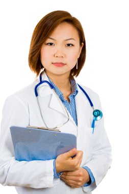 Mutlu kadın doktor