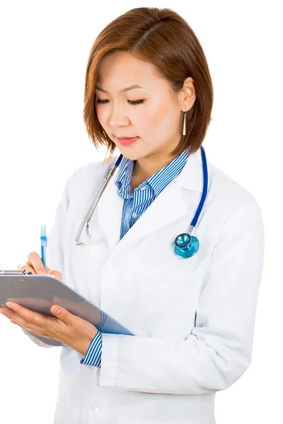 Doctor taking notes — Stock Photo, Image