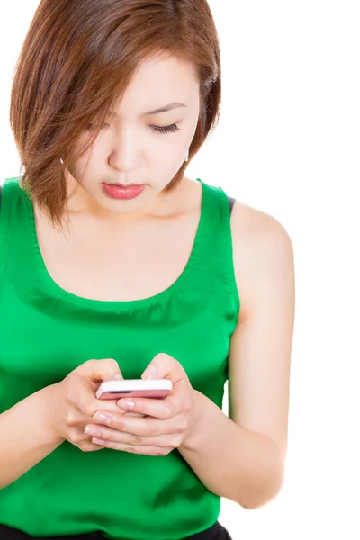 SMS op mobiel — Stockfoto