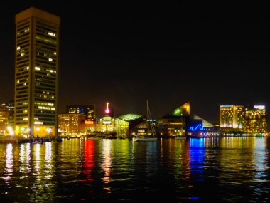 Baltimore Limanı 'ndaki eski gemi - Maryland - ABD