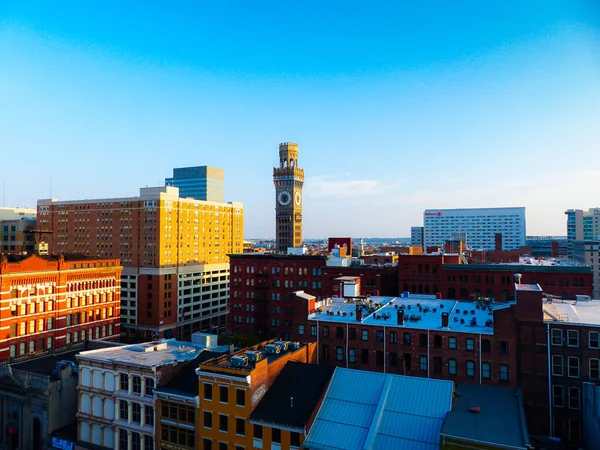 Una Vista Panoramica Del Centro Baltimora Maryland Stati Uniti — Foto Stock