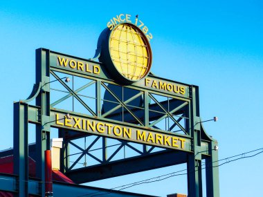 Baltimore 'daki Lexington pazarı - Maryland - ABD