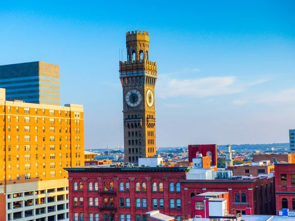 Una Vista Del Paisaje Urbano Del Centro Baltimore Maryland Estados —  Fotos de Stock