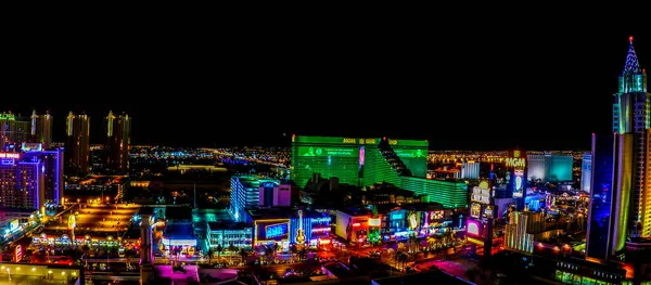 View Las Vegas Strip Night — Stock Photo, Image