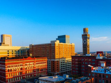 Baltimore şehir merkezinin Maryland - ABD