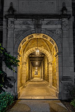 Koridor - Hukuk Fakültesi Dörtgeni - Ann Arbor - Michigan - ABD