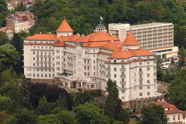View Spa Town Karlovy Vary — Stockfoto