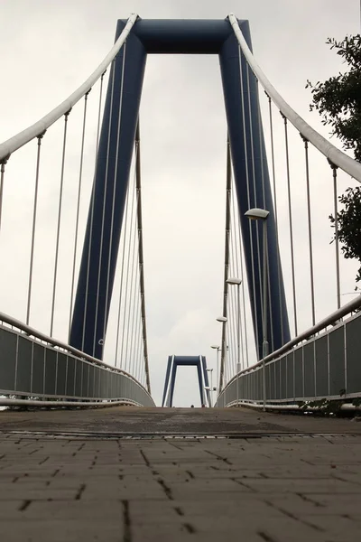 Footbridge Kmoch Island City Koln — 스톡 사진