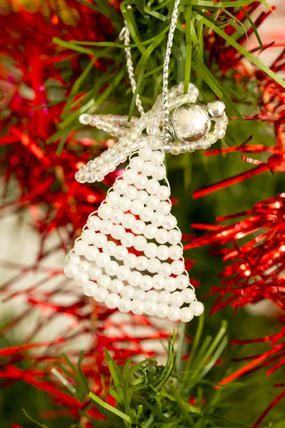 Anjo em uma árvore de Natal — Fotografia de Stock