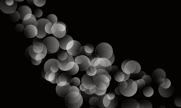黒と白の円の背景のボケ味 — ストック写真
