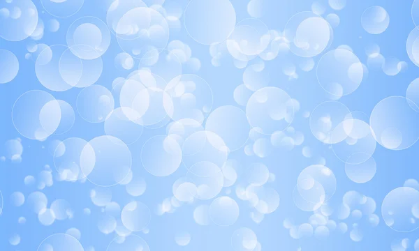 Scattered bokeh effect on a light blue background — Stock Photo, Image