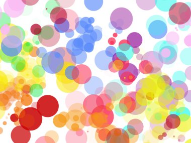 Beyaz bir arka plan üzerinde renkli arka plan