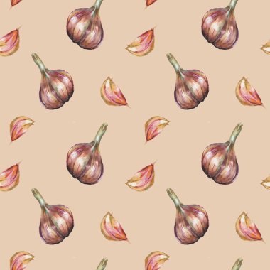 suluboya sarımsak desen